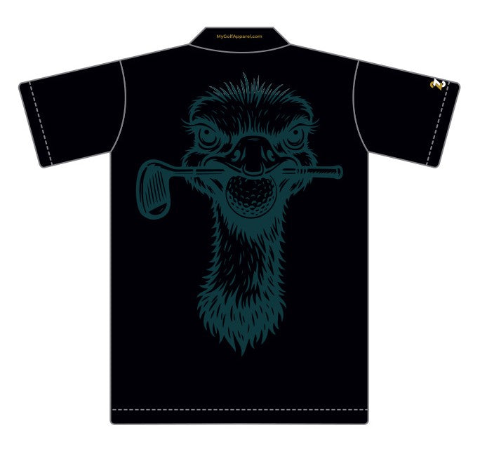 Ace Shadow Black Polo
