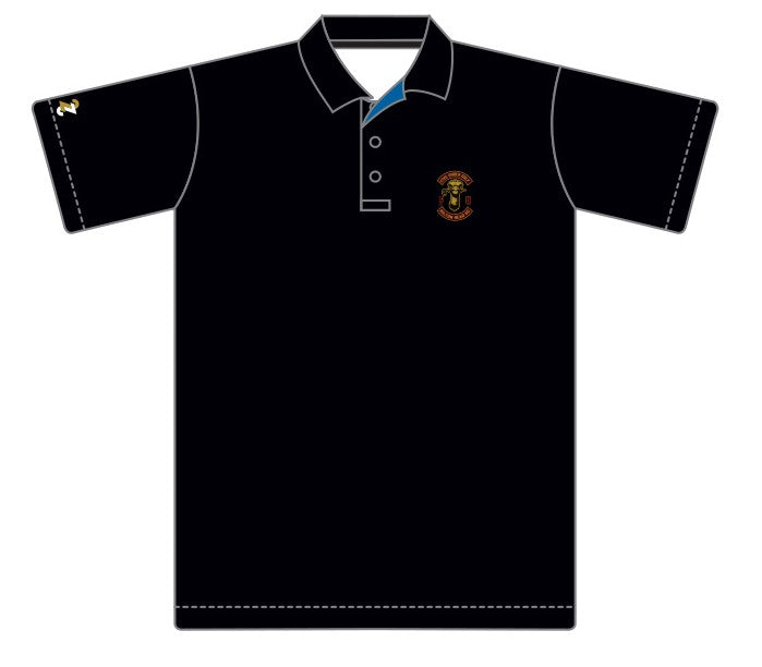 Ace Shadow Black Polo