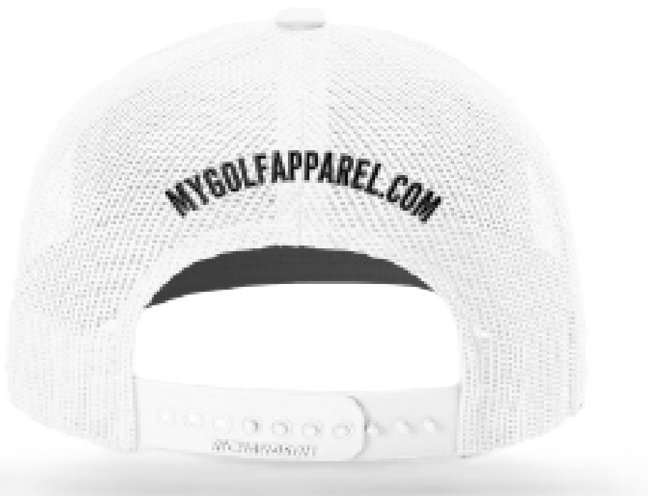 Five Under Golf Rocker White FU Cap