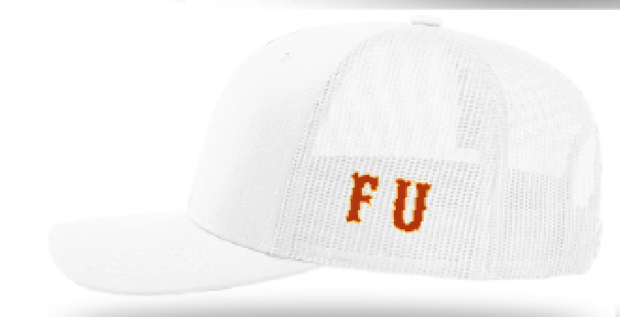 Five Under Golf Rocker White FU Cap