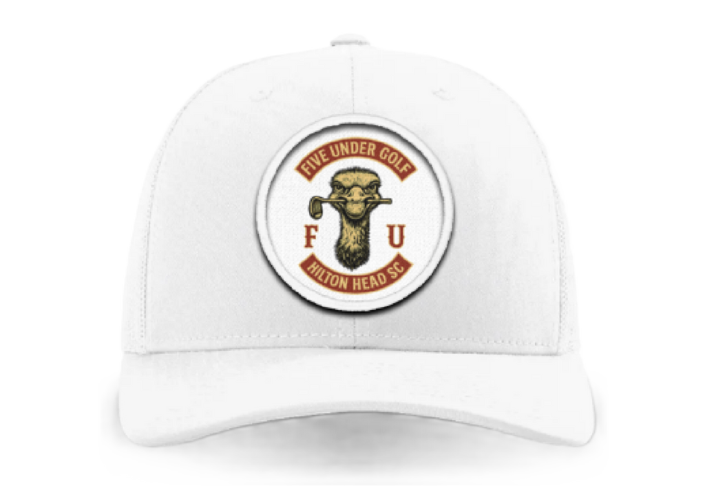 Five Under Golf Rocker Five Under Golf White Cap