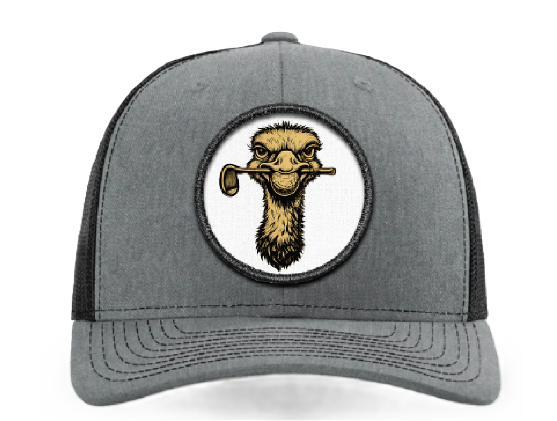 Ace Gray and Black FU Cap