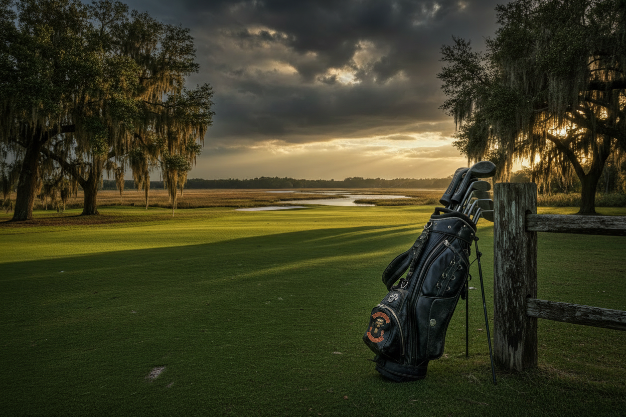 Five Under Golf Logo on Bag - Scaled Down